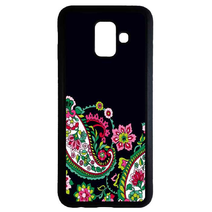 کاور طرح گل و بوته کد 9353 مناسب برای گوشی موبایل سامسونگ galaxy a6 plus 2018