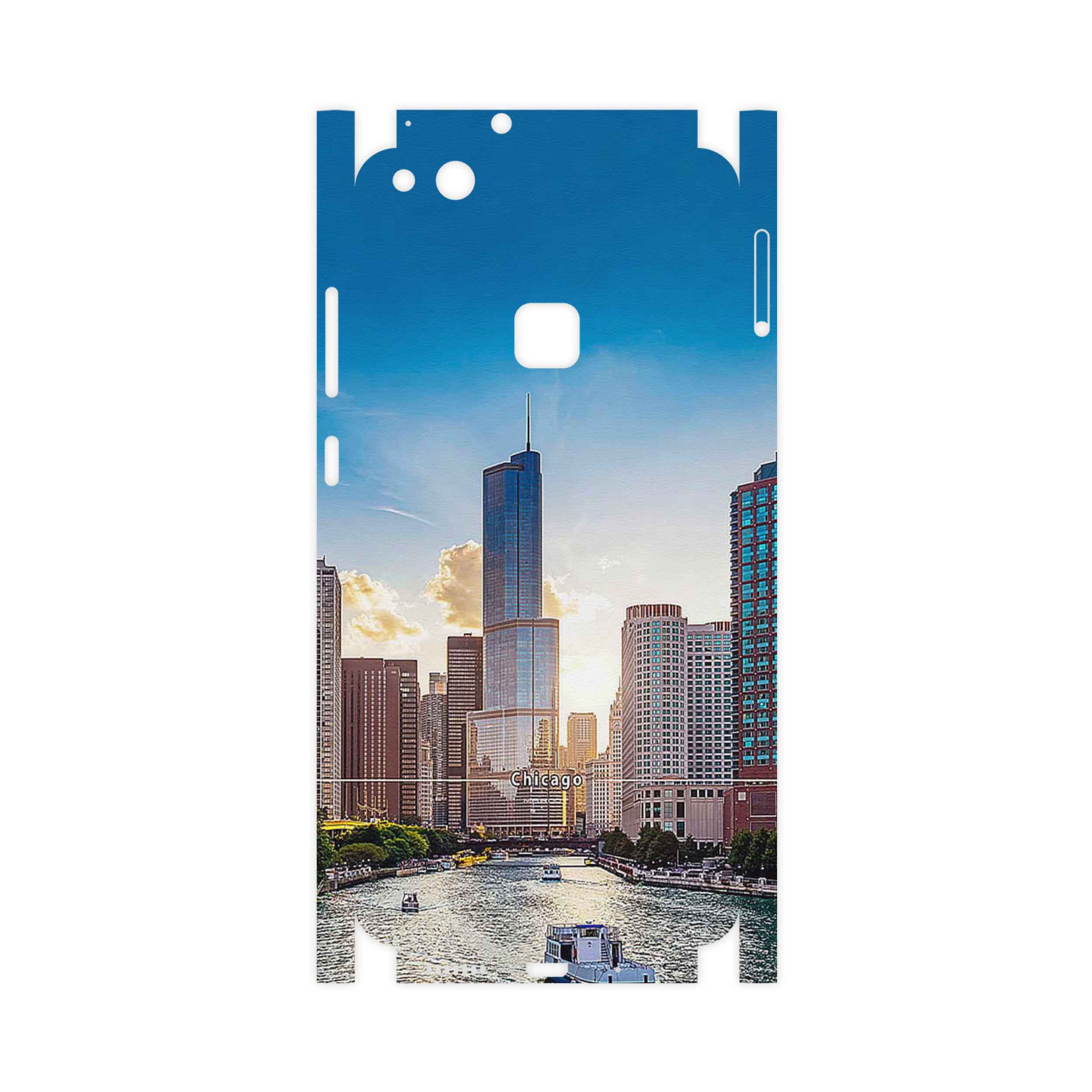 برچسب پوششی ماهوت مدل City of Chicago-FullSkin مناسب برای گوشی موبایل هوآوی P10 Lite