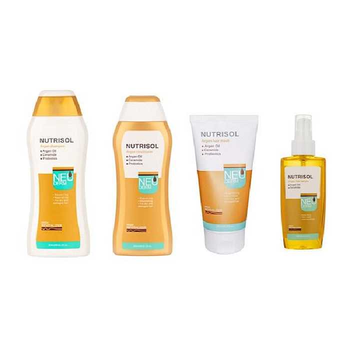 مجموعه مراقبت از مو نئودرم مدل آرگان