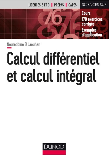 خرید و دانلود نسخه کامل کتاب Calcul differentiel et calcul integral
