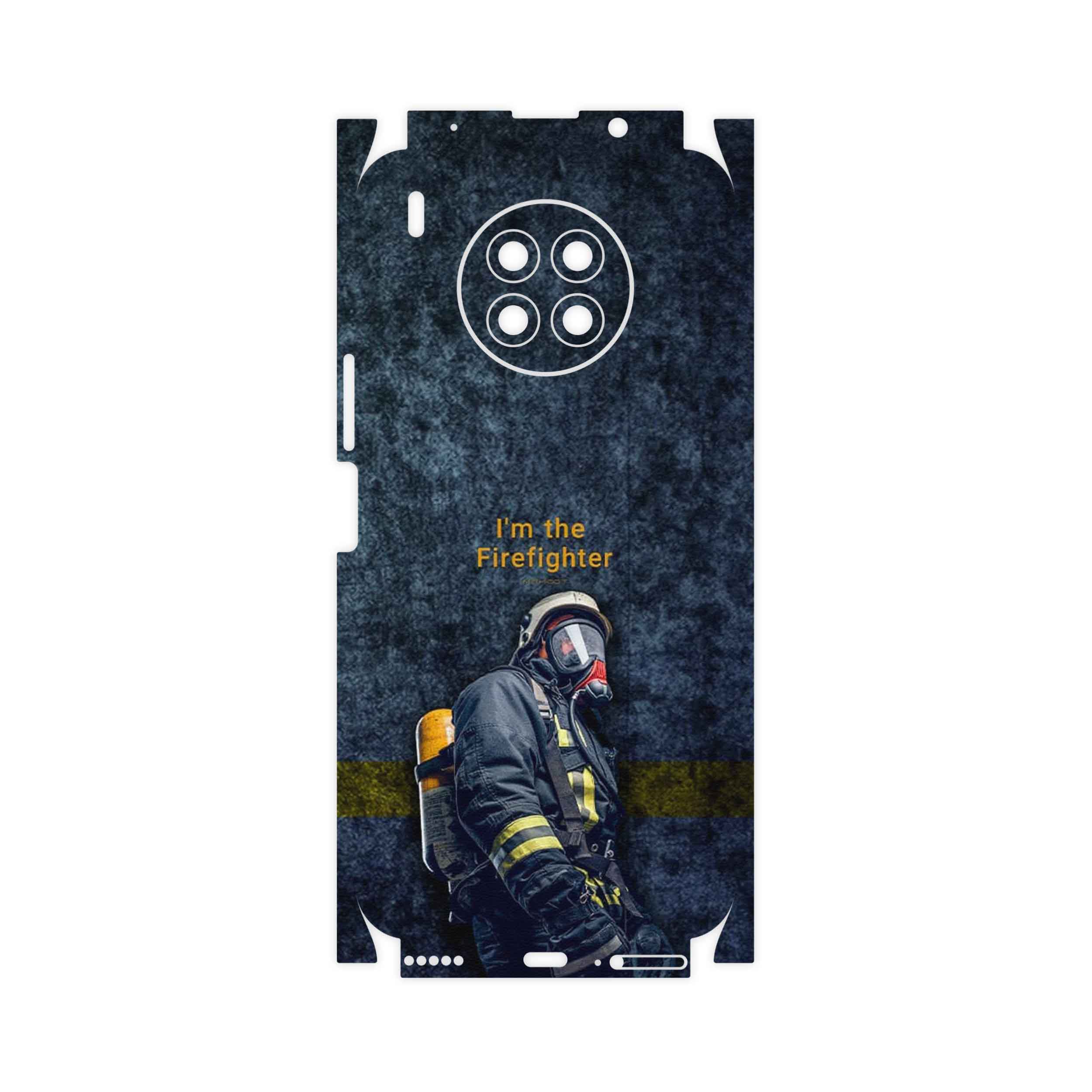 برچسب پوششی ماهوت مدل Firefighter-FullSkin مناسب برای گوشی موبایل آنر 50 Lite