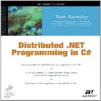 خرید و دانلود نسخه کامل کتاب Distributed NET Programming in C#