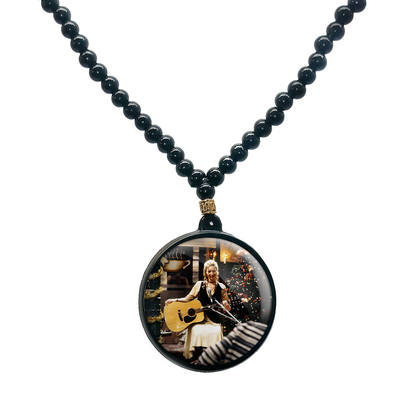 گردنبند پرمانه طرح فرندز کد pmd.18840 مدل دو طرفه