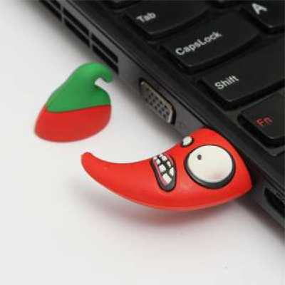  فلش مموری طرح فلفل مدل Ul-Pv-Pp01 ظرفیت 64 گیگابایت