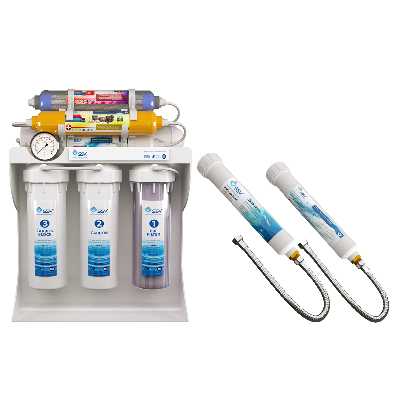 دستگاه تصفیه کننده آب خانگی اس اس وی مدل UltraPro X800 به همراه فیلتر دوش و سرویس بهداشتی