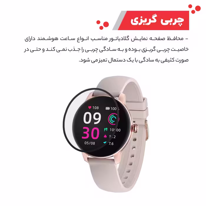 محافظ صفحه نمایش گلادیاتور مدل GWP2000 مناسب برای ساعت هوشمند شیائومی Imilab W11 بسته دو عددی