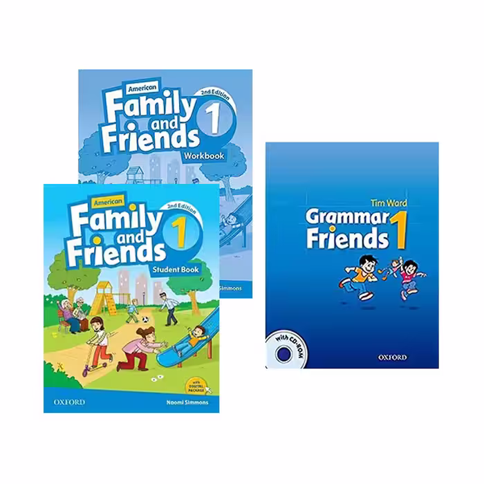 پک امریکن فمیلی اند فرندز 1 ویرایش دوم   کتاب گرامر | American Family and Friends 1 2nd Edition   Grammar Book Pack | خرید کتاب زبان | خرید لوازم التحریر | چی کتاب | بالاترین تخفیف و ارسال رایگان
