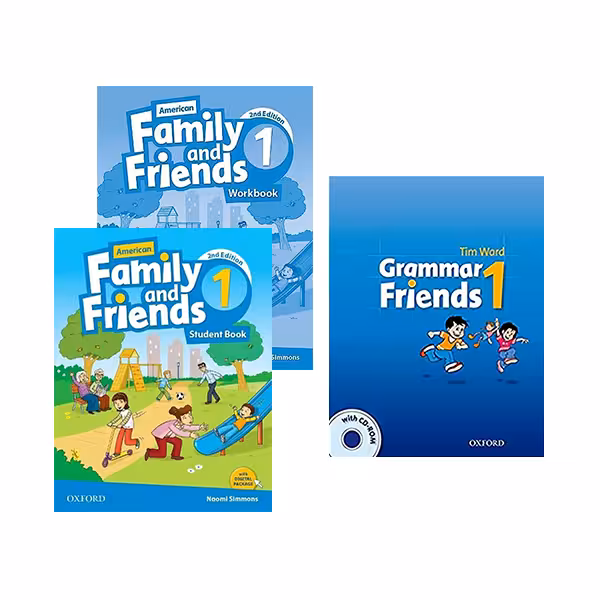پک امریکن فمیلی اند فرندز 1 ویرایش دوم   کتاب گرامر | American Family and Friends 1 2nd Edition   Grammar Book Pack | خرید کتاب زبان | خرید لوازم التحریر | چی کتاب | بالاترین تخفیف و ارسال رایگان