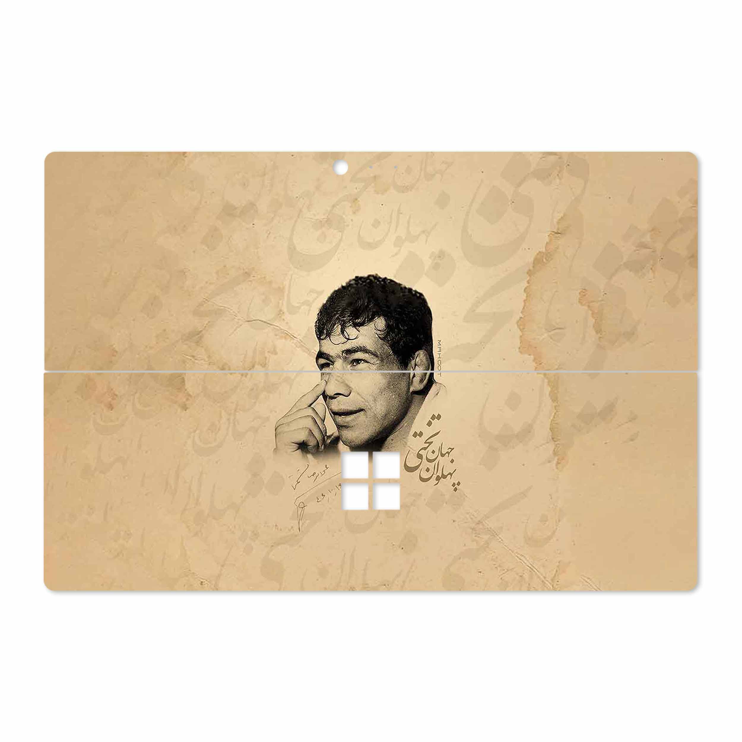 برچسب پوششی ماهوت مدل Gholamreza Takhti مناسب برای تبلت مایکروسافت Surface Pro 4 2015