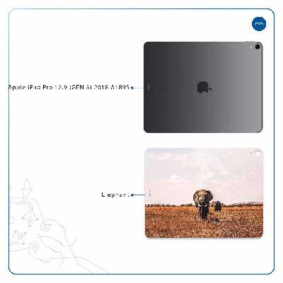 برچسب پوششی ماهوت مدل Elephant مناسب برای تبلت اپل iPad Pro 12.9 (GEN 3) 2018 A1895