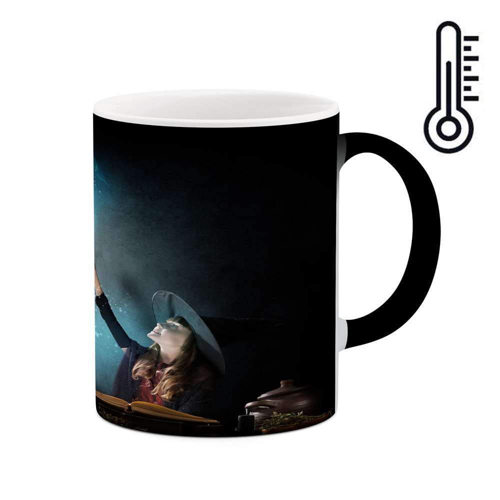 ماگ حرارتی کاکتی طرح بچه جادوگر مدل mgh17956