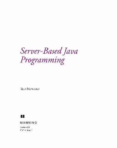 خرید و دانلود نسخه کامل کتاب Server-Based Java Programming