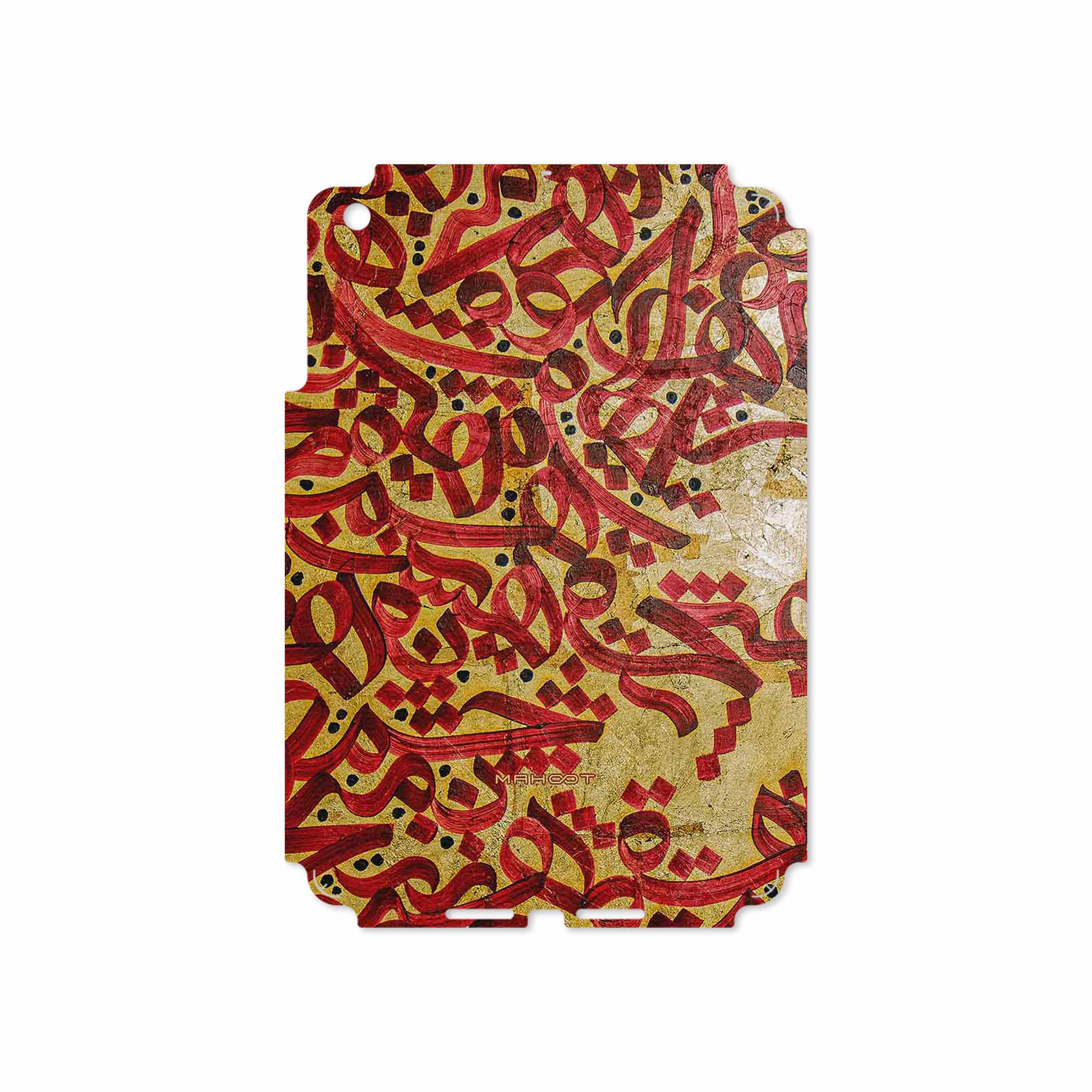 برچسب پوششی ماهوت مدل Nastaliq-6 مناسب برای تبلت اپل iPad mini 2012 A1455