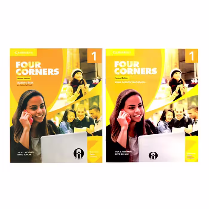 کتاب Four Corner 1 Second Edition اثر Jack C Richards And David Bohlke انتشارات الوندپویان دو جلدی