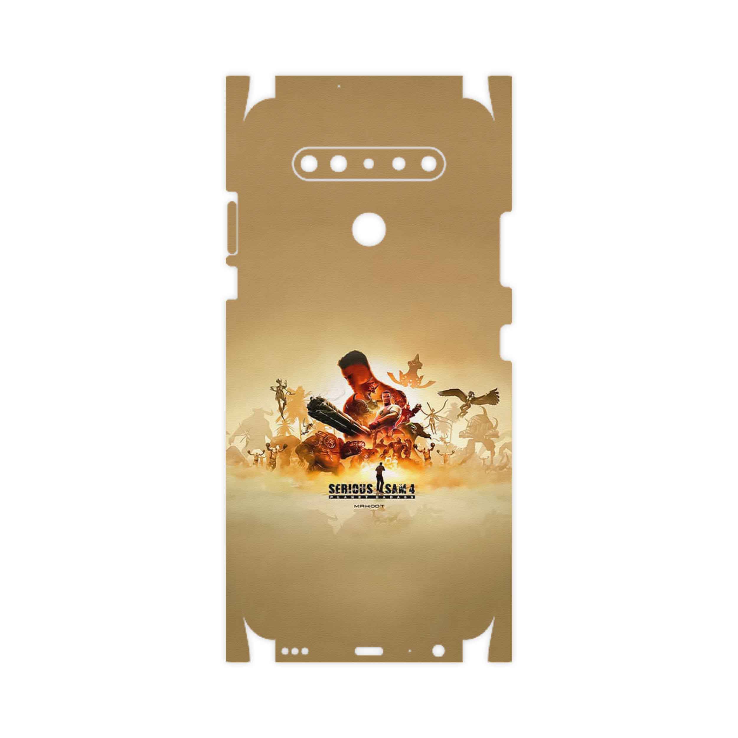 برچسب پوششی ماهوت مدل Serious Sam Game Series-FullSkin مناسب برای گوشی موبایل ال جی K41s