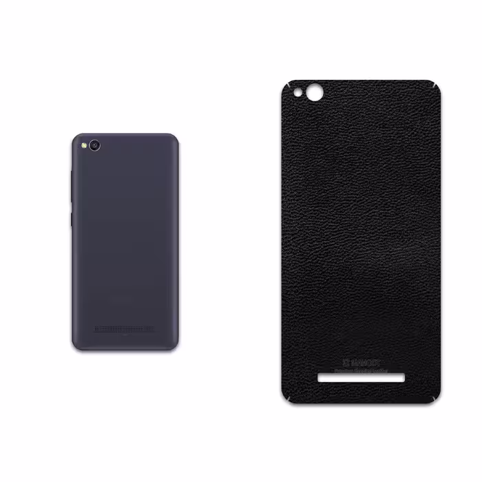 برچسب پوششی ماهوت مدل Black-Leather مناسب برای گوشی موبایل شیائومی Redmi 4A