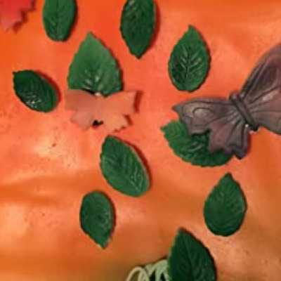 قالب فوندانت نگین طرح برگ