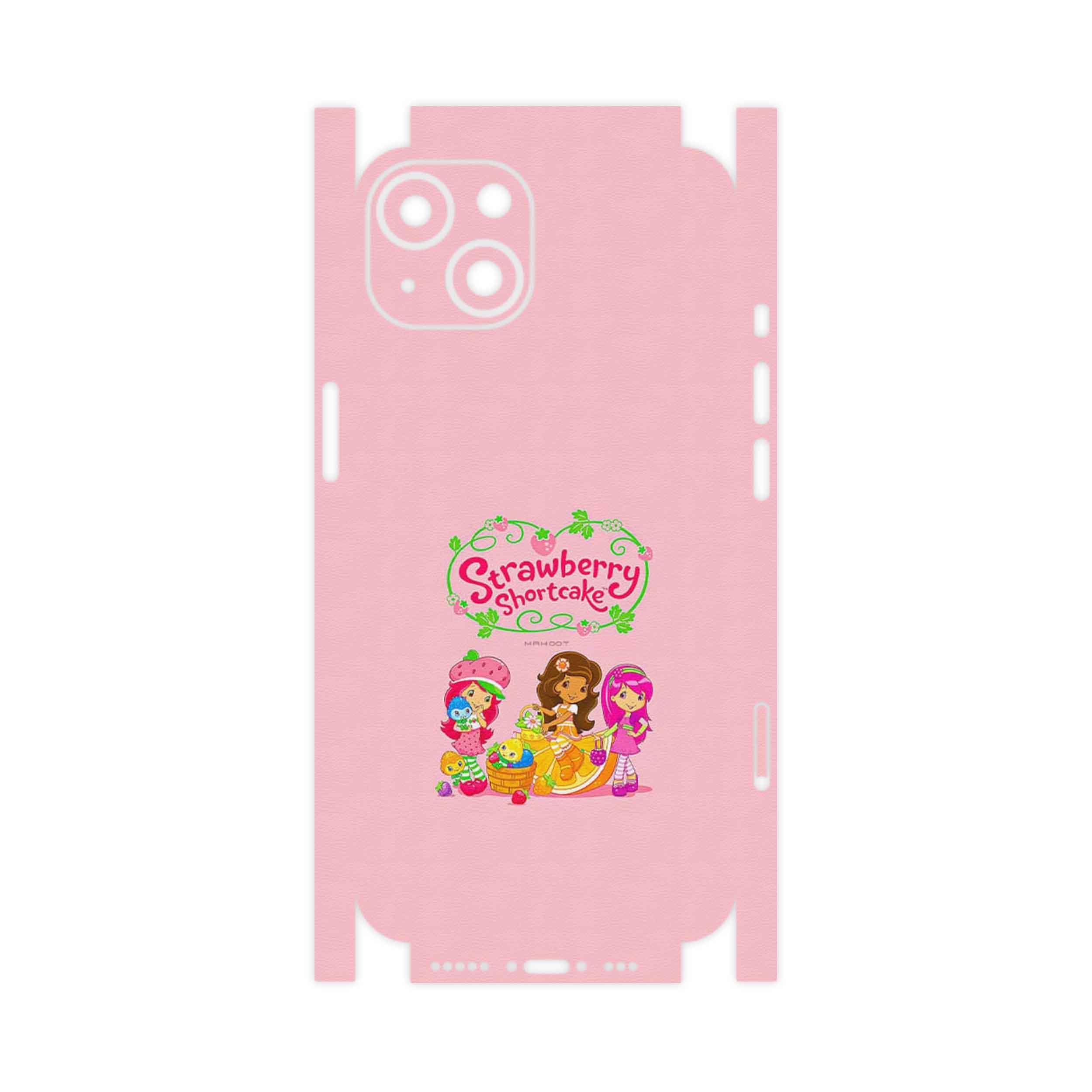 برچسب پوششی ماهوت مدل Strawberry Shortcake-FullSkin مناسب برای گوشی موبایل اپل iPhone 13