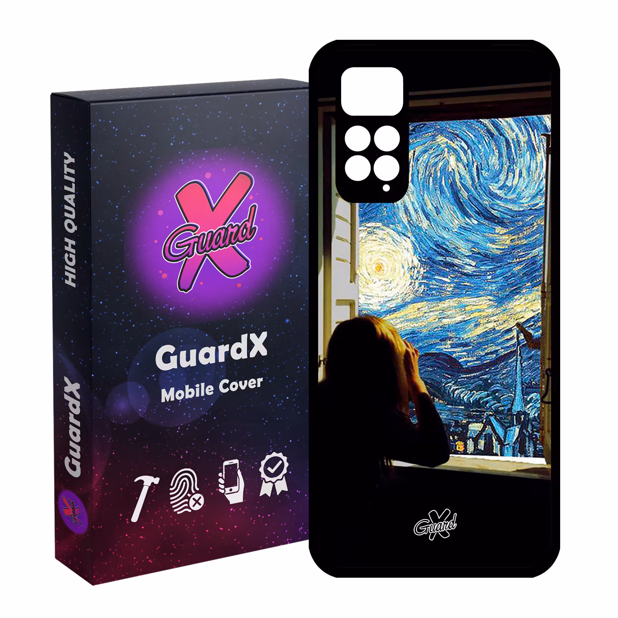 کاور گارد ایکس طرح Art مدل Glass10268 مناسب برای گوشی موبایل شیائومی Redmi Note 11S/ Note 11 4G