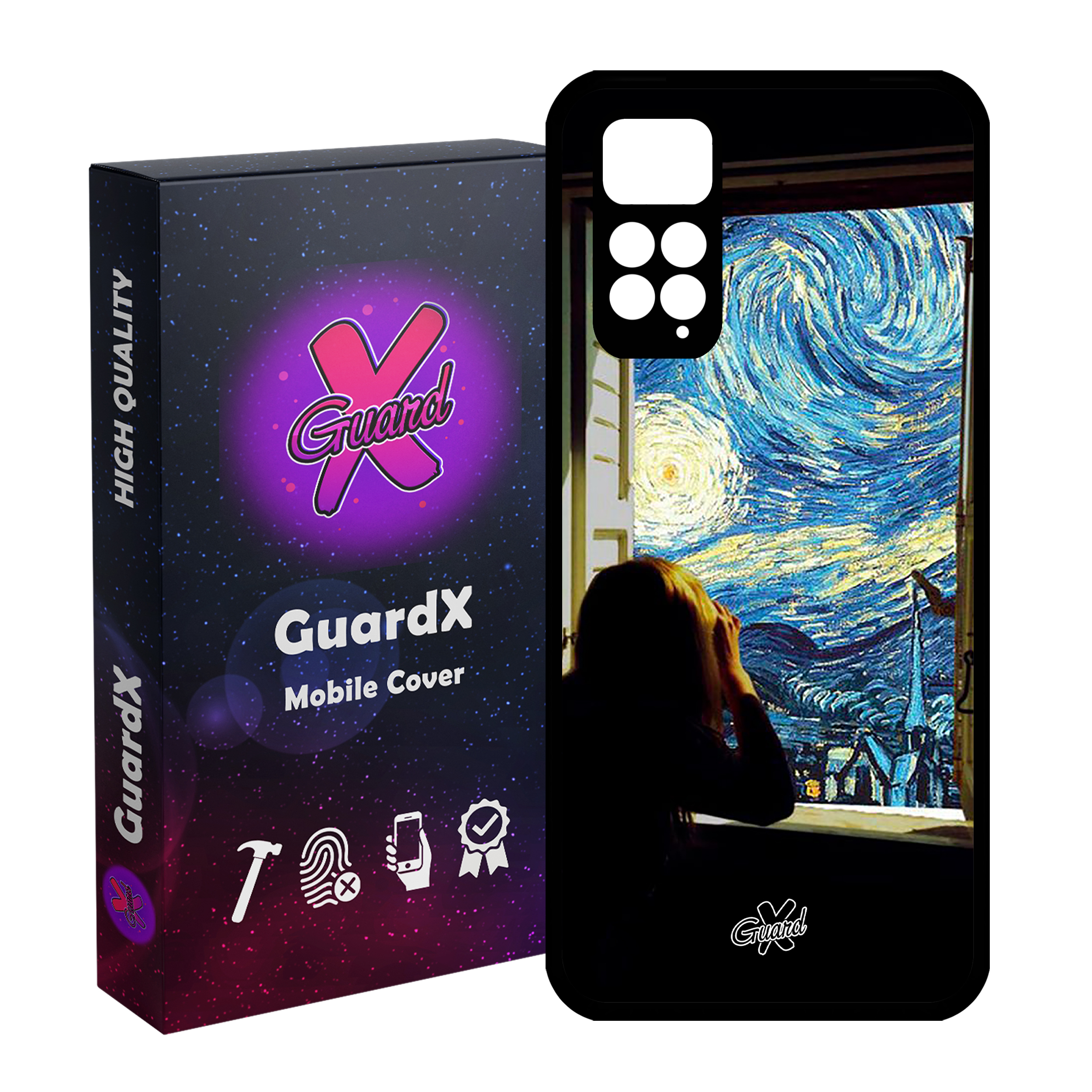 کاور گارد ایکس طرح Art مدل Glass10268 مناسب برای گوشی موبایل شیائومی Redmi Note 11S/ Note 11 4G