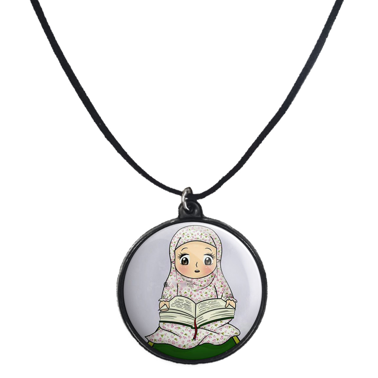 گردنبند پرمانه طرح جشن تکلیف کد pmb.25807 مدل دو طرفه