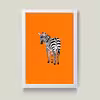 تابلو مدل مینیمال ZEBRA کدS2907-w