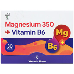 قرص منیزیم 350 و ویتامین ب6 ویتامین لایف