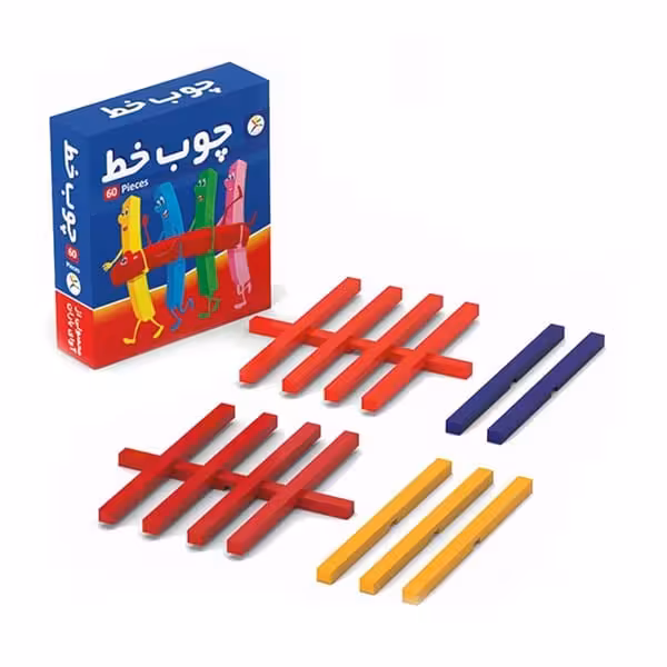 بازی چوب خط (60 تایی) - کتاب‌فروشی کوچه کتاب
