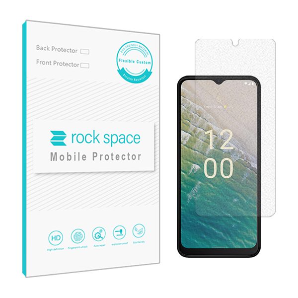 گلس نوکیا c32 مدل نانو هیدروژل مات برند راک اسپیس کد S