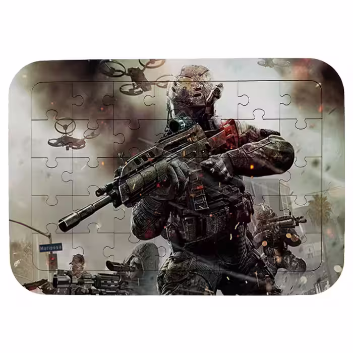 پازل 35 تکه مدل بازی کال آف دیوتی call of duty کد 99
