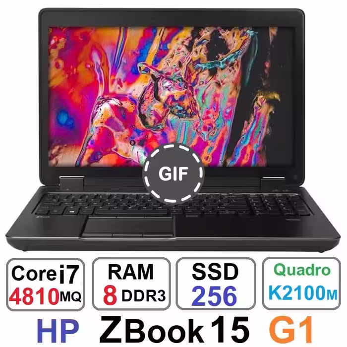 لپ تاپ اچ پی HP ZBook 15 G1 Core i7 4810MQ رم 8 گیگ