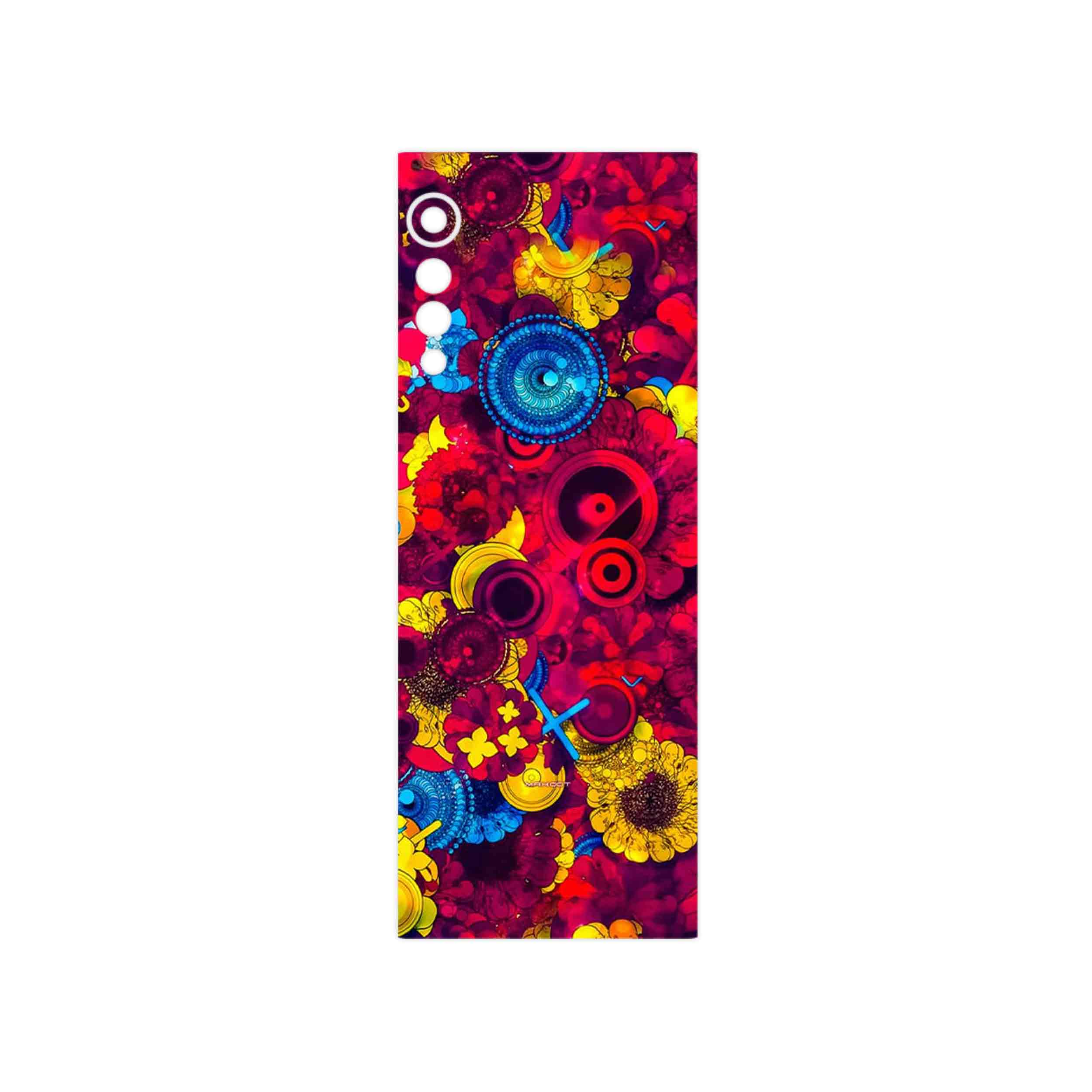 برچسب پوششی ماهوت مدل Vector Flower Garden Digital Art مناسب برای گوشی موبایل ال جی Velvet 5G