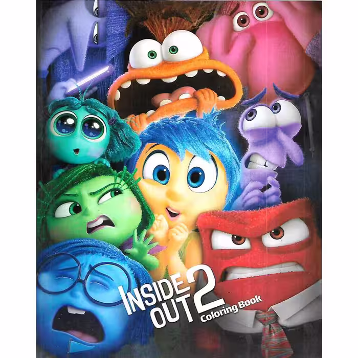 رنگ آمیزی درون بیرون Inside Out 2 Coloring Book