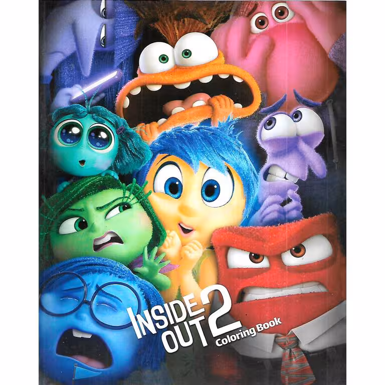رنگ آمیزی درون بیرون Inside Out 2 Coloring Book
