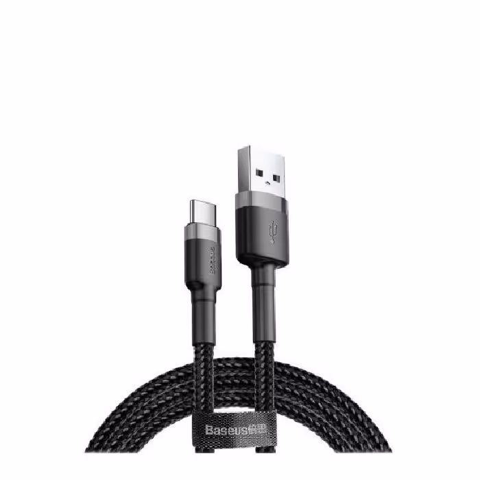 کابل Type C فست شارژ بیسوس Baseus Cafule CATKLF-BG1 QC 3.0 طول 1 متر توان 3 آمپر