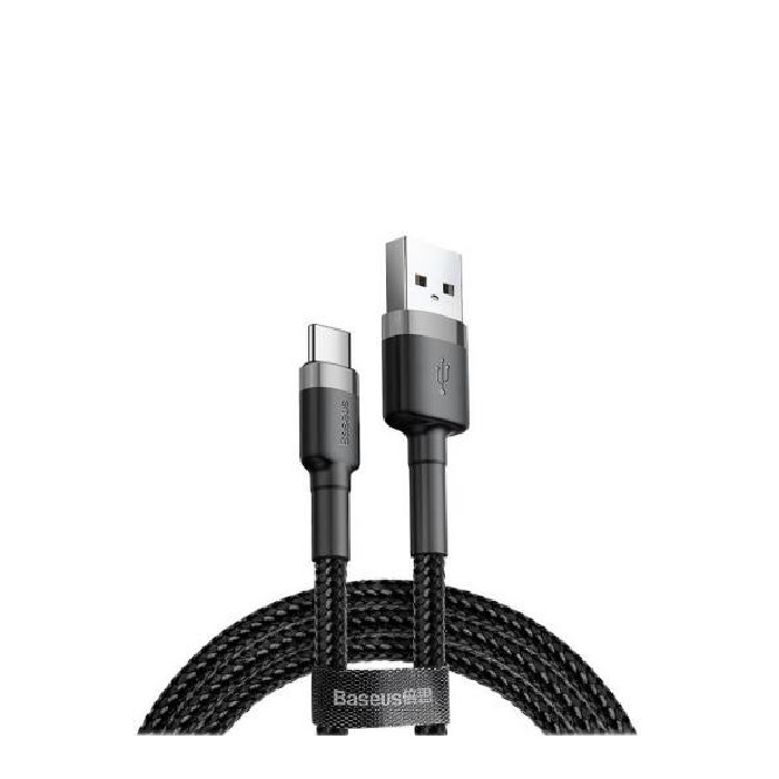 کابل Type C فست شارژ بیسوس Baseus Cafule CATKLF-BG1 QC 3.0 طول 1 متر توان 3 آمپر