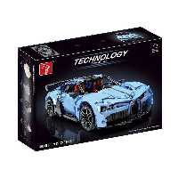 ساختنی مدل ماشین بوگاتی شیرون آبی روشن کد5027