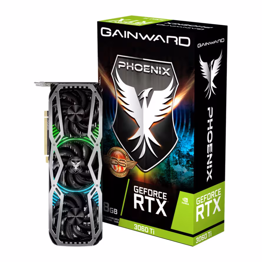 کارت گرافیک گینوارد GeForce RTX 3060 Ti Phoenix GS V1 8GB LHR