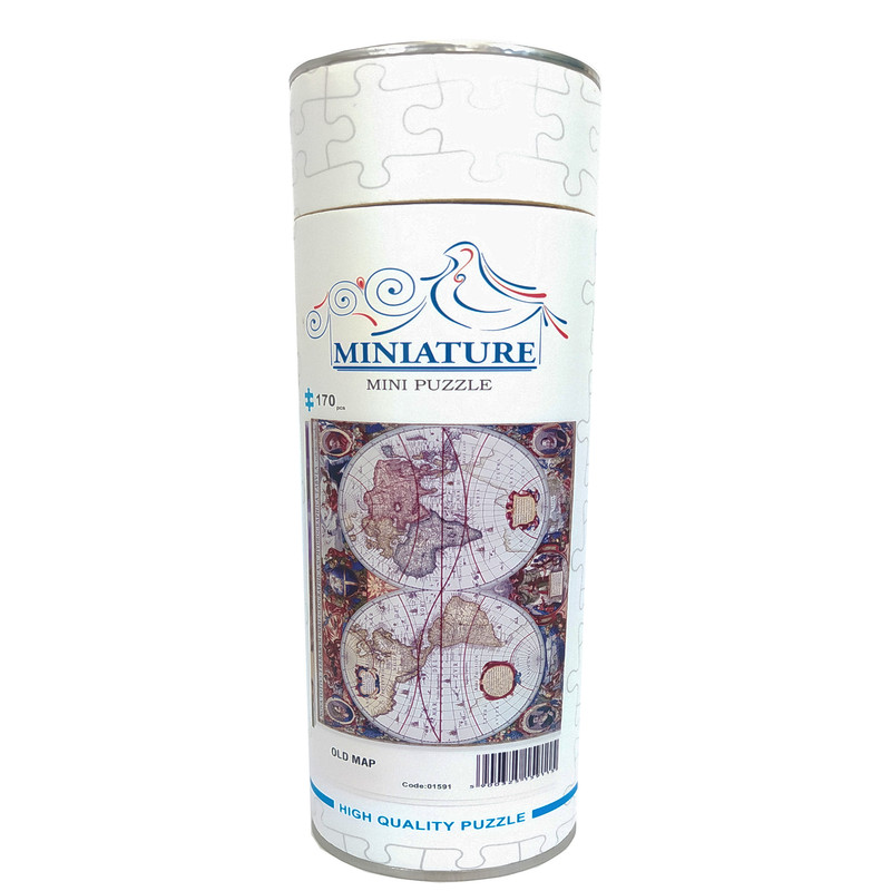 پازل 170 تکه مینیاتور طرح نقشه جهان کد 01591 | چاوه