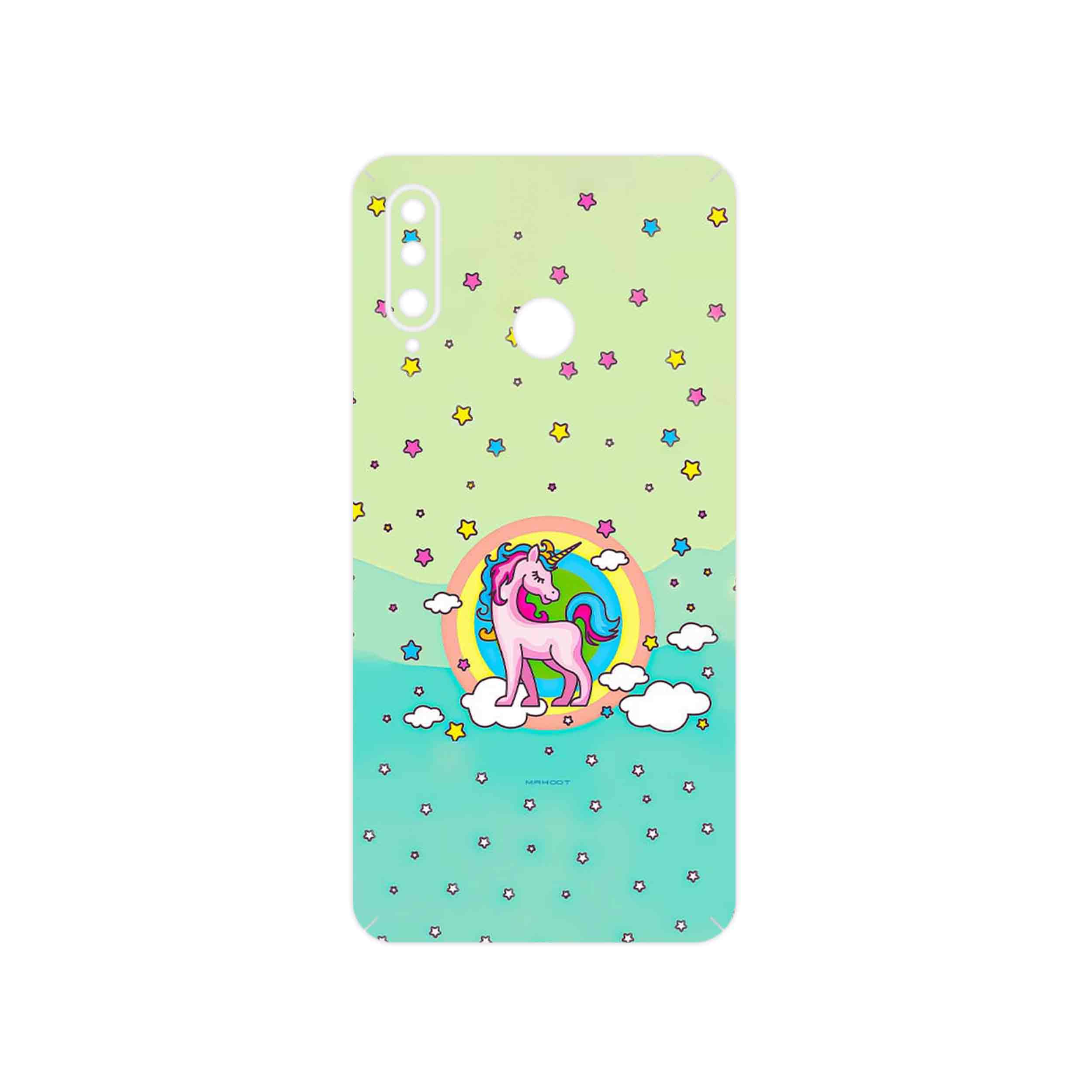 برچسب پوششی ماهوت مدل Rainbow unicorn adventure مناسب برای گوشی موبایل هوآوی P30 Lite (48 MP Camera)