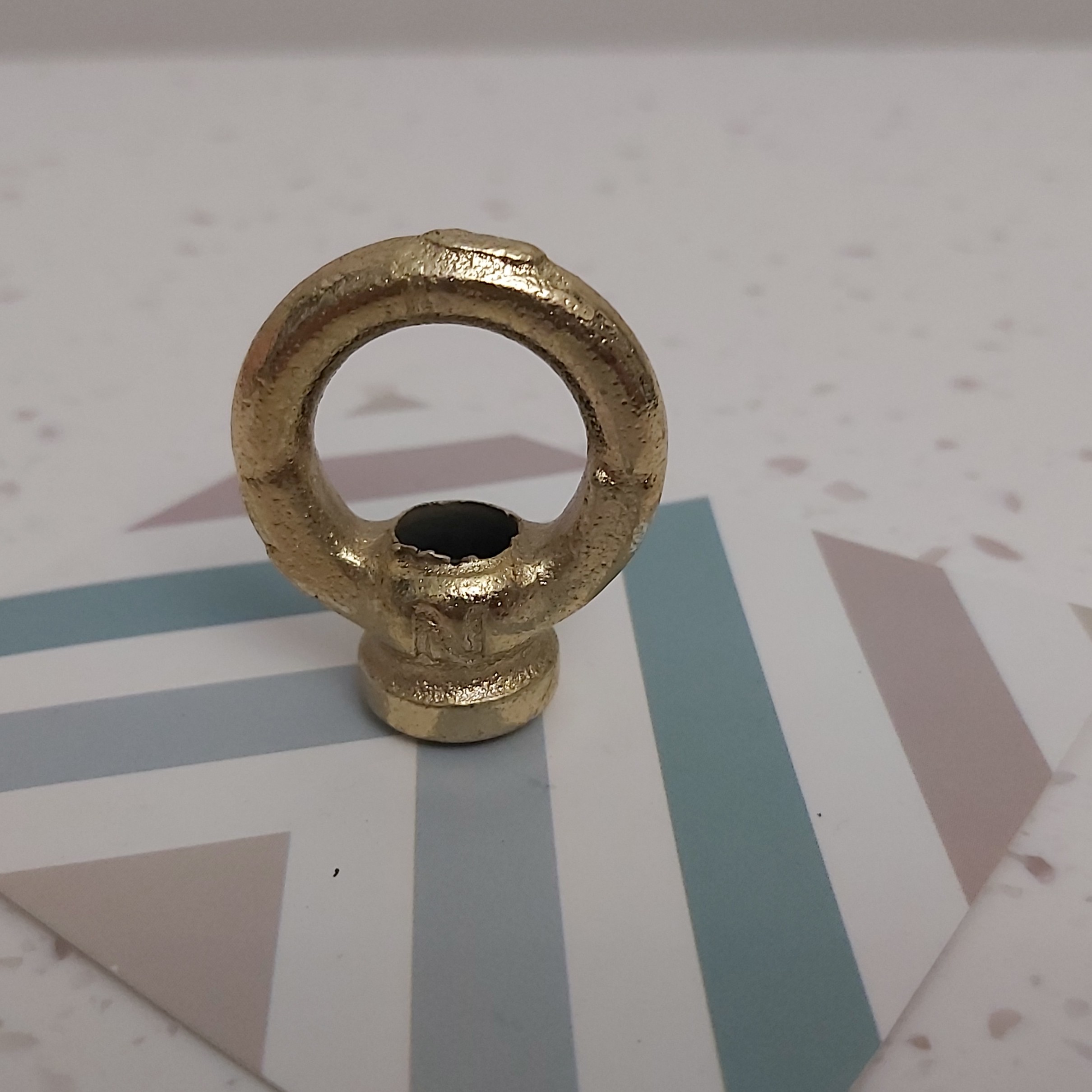 (پس کرایه )قلاب انگشتی طلایی لوازم لوستر