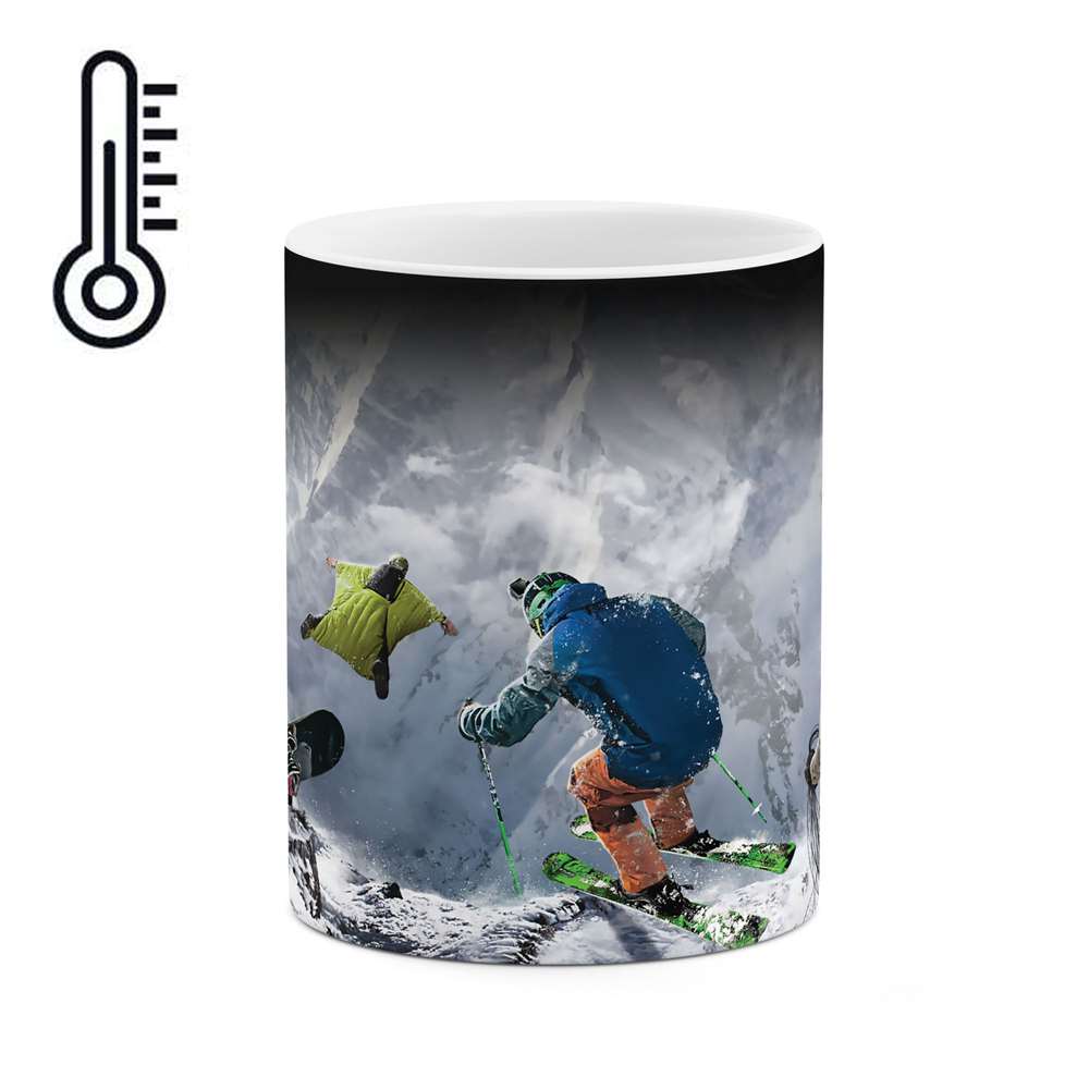 ماگ حرارتی طرح اسکی مدل mgph01537