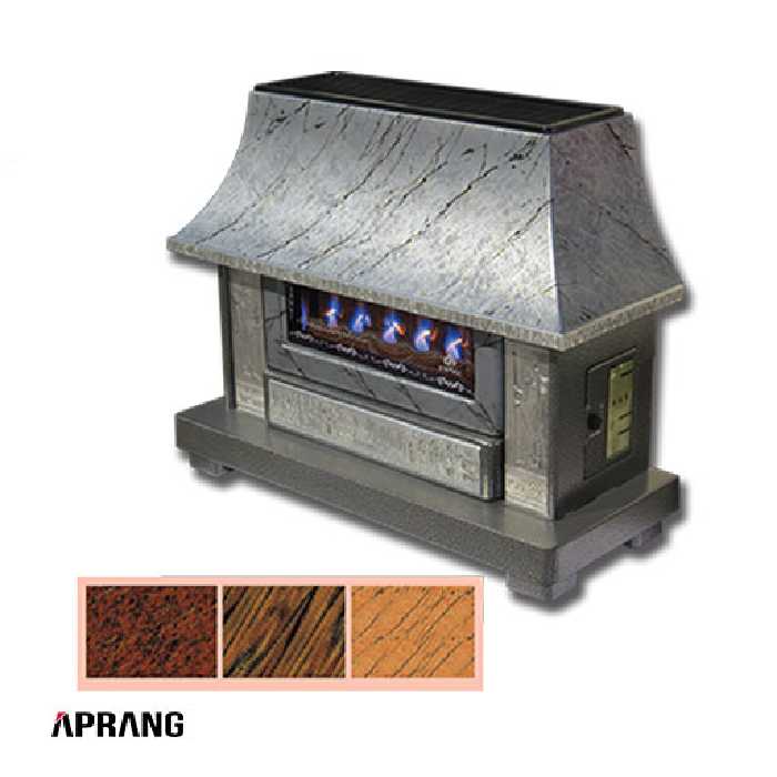 شومینه گازسوز ایران کار توس مدل آتشکده - قهوه ای, ایران کار توس