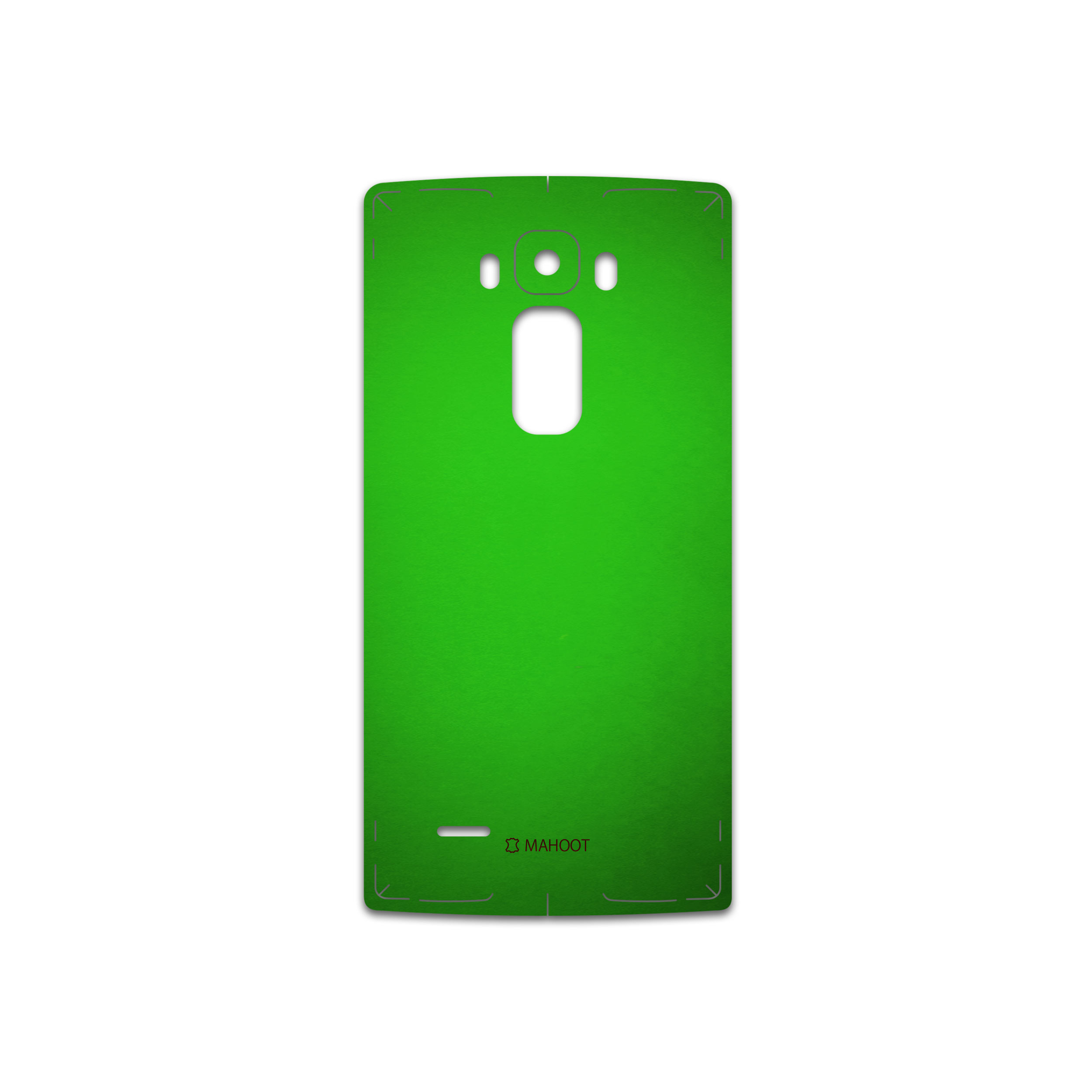 برچسب پوششی ماهوت مدل Metallic-Green مناسب برای گوشی موبایل ال جی G Flex 2