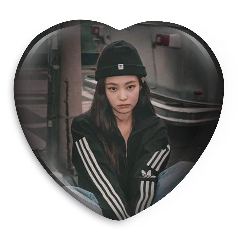 پیکسل خندالو طرح جنی گروه موسیقی بلک پینک مدل قلبی کد 2983