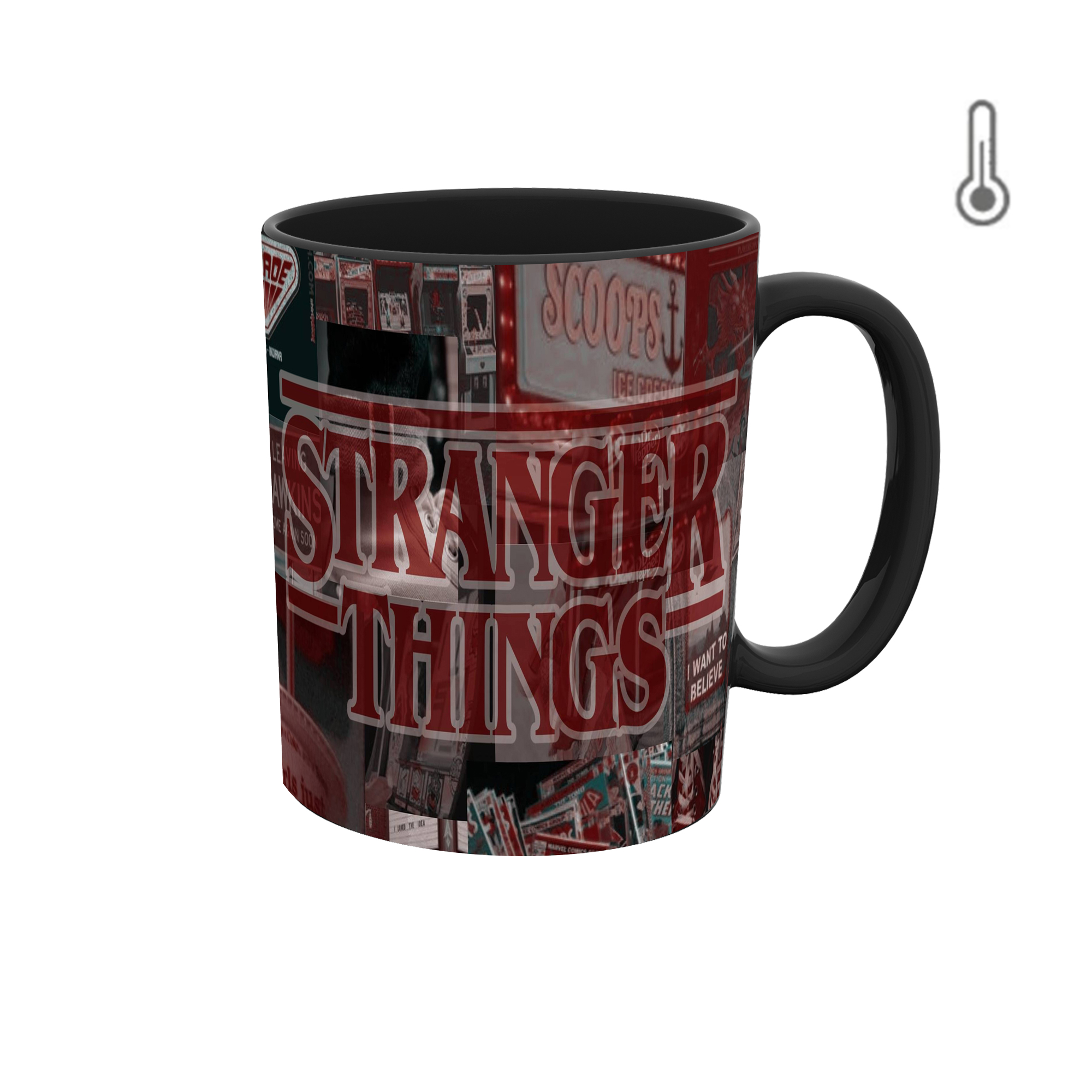 ماگ حرارتی طرح سریال چیز های عجیب stranger things 