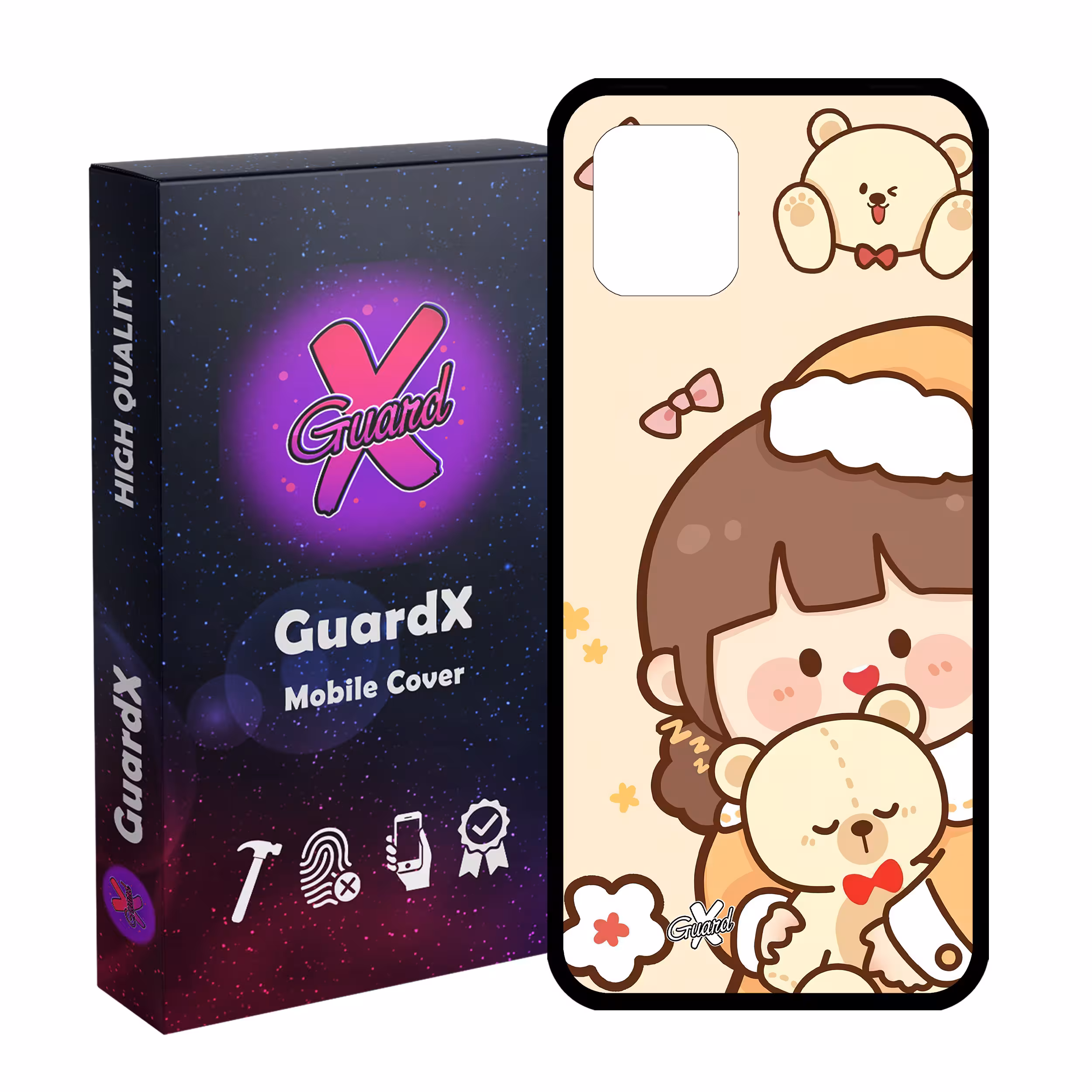 کاور گارد ایکس طرح Girl مدل Glass10524 مناسب برای گوشی موبایل سامسونگ Galaxy Note 10 Lite / A81