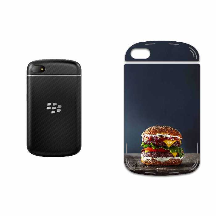 برچسب پوششی ماهوت مدل Hamburger مناسب برای گوشی موبایل بلک بری Q10