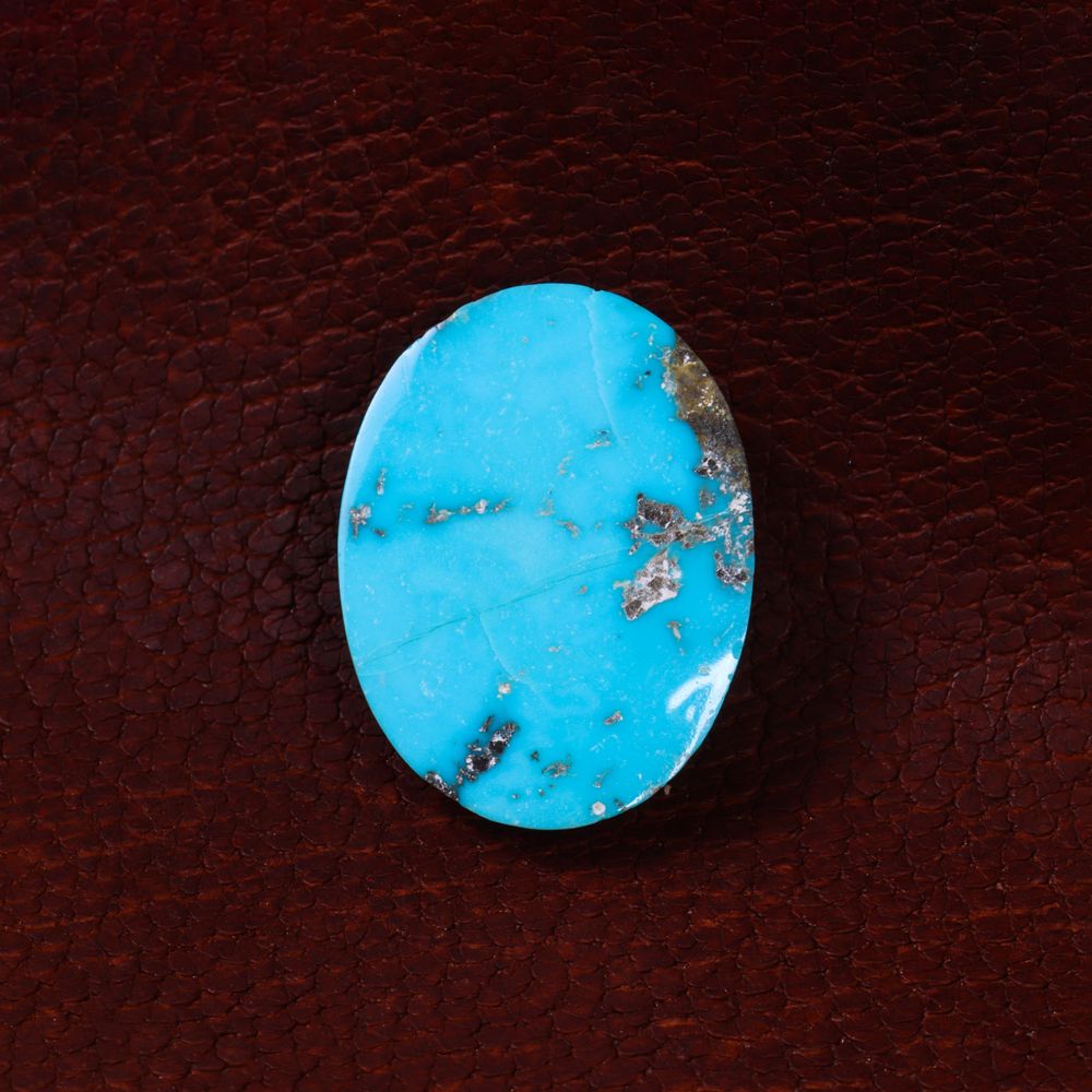 نگین فیروزه شجری کد 14510 - جواهری مشاهیر