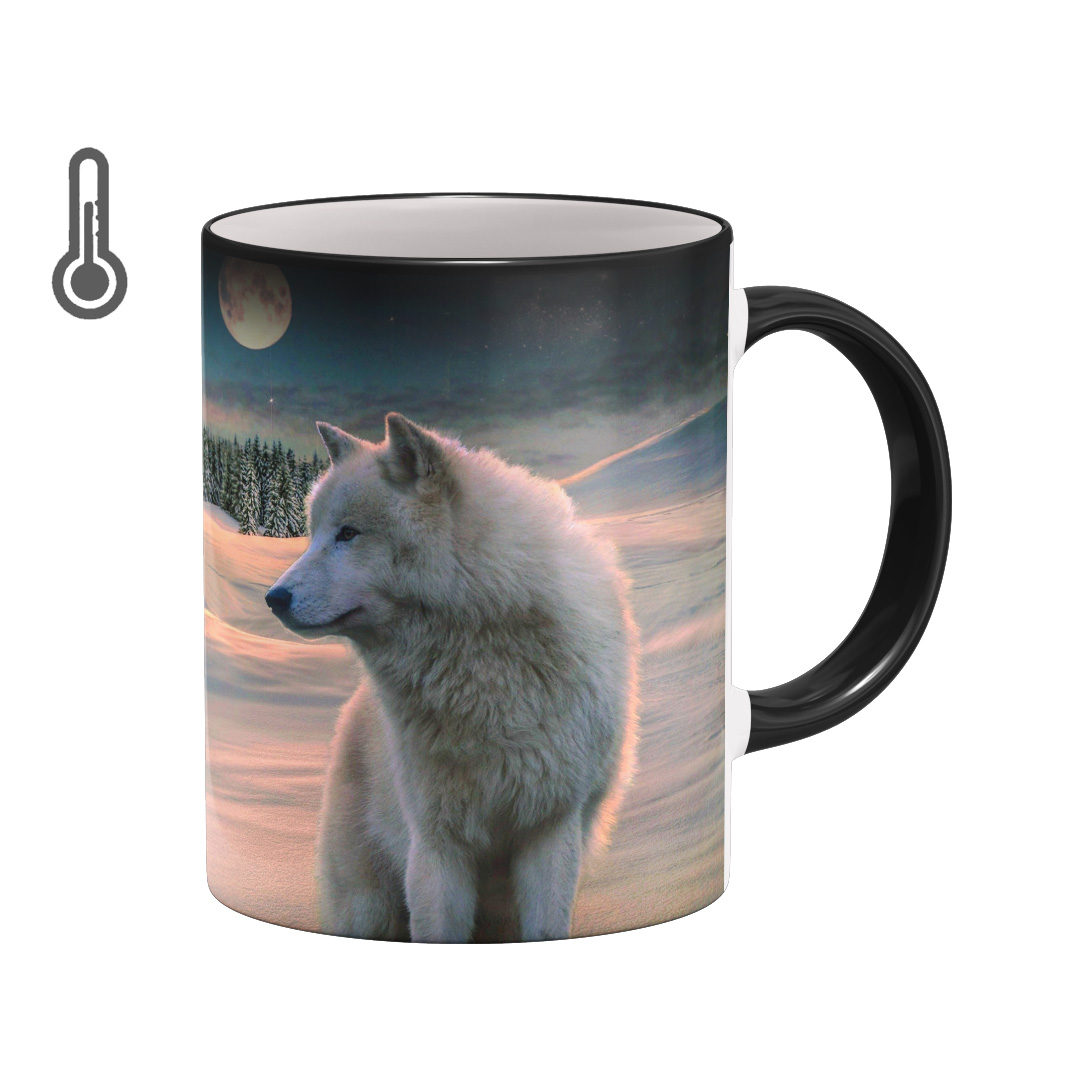 ماگ حرارتی  بیگ ماگ  مدل گرگ کد1713